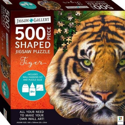 Jigsaw Gallery 500Piece Shaped Jigsaw Tiger