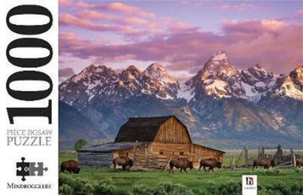 Moultan Barn Wyoming USA 1000 Piece Jigsaw