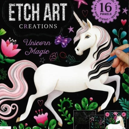 Kaleidoscope Etch Art Creations Unicorn Magic