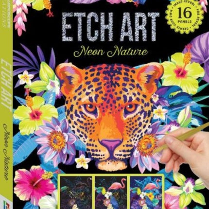 Kaleidoscope Etch Art Creations Neon Nature