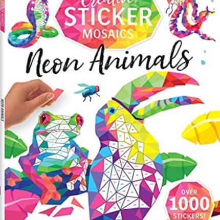 Creative Sticker Mosaics Neon Animals