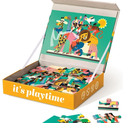 24 Piece Kids Puzzle Animal Carnival