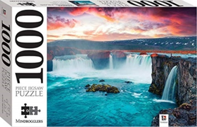 Mindbogglers 1000 Piece Jigsaw Godafoss Waterfall Iceland