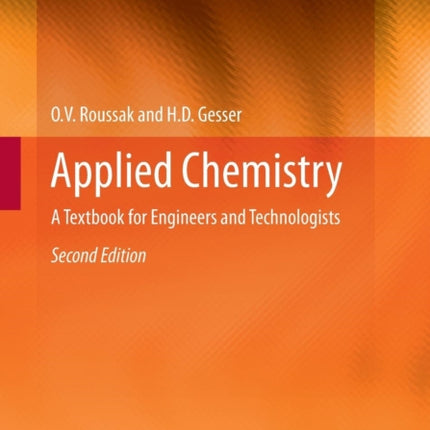 Applied Chemistry: A Textbook for Engineers and Technologists