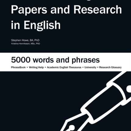 PhraseBook for Writing Papers and Research in English