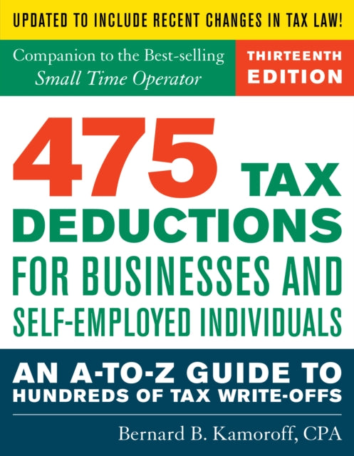 475 Tax Deductions for Businesses and