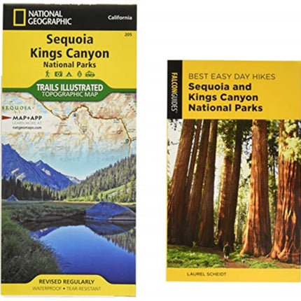 Best Easy Day Hiking Guide and Trail Map Bundle Sequoia and Kings Canyon National Parks