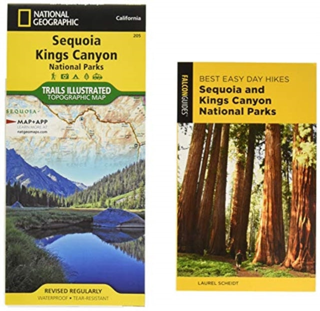 Best Easy Day Hiking Guide and Trail Map Bundle Sequoia and Kings Canyon National Parks