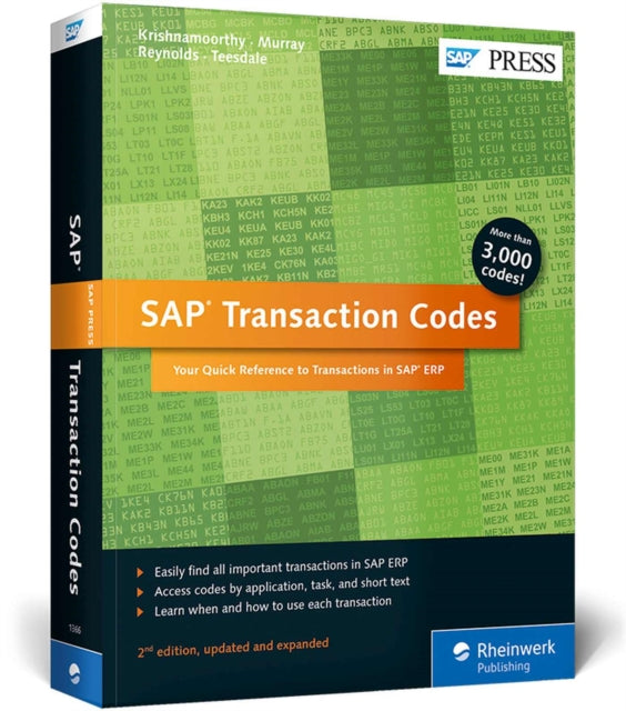 SAP Transaction Codes Your Quick Reference to