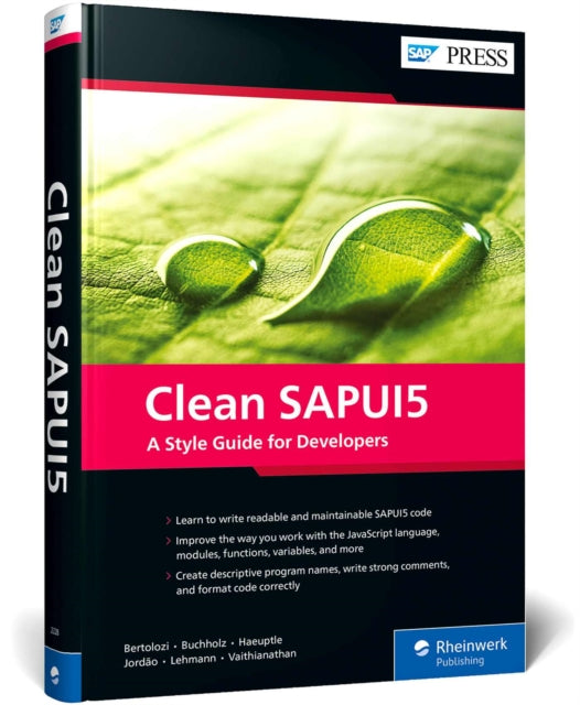 Clean SAPUI5: A Style Guide for Developers