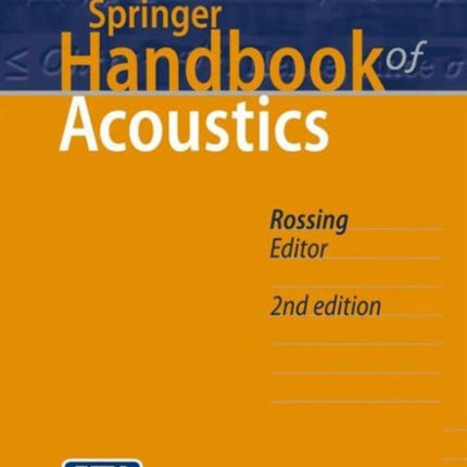 Springer Handbook of Acoustics