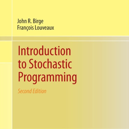 Introduction to Stochastic Programming