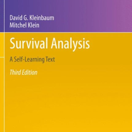 Survival Analysis: A Self-Learning Text, Third Edition