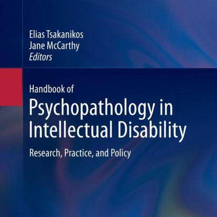 Handbook of Psychopathology in Intellectual Disability