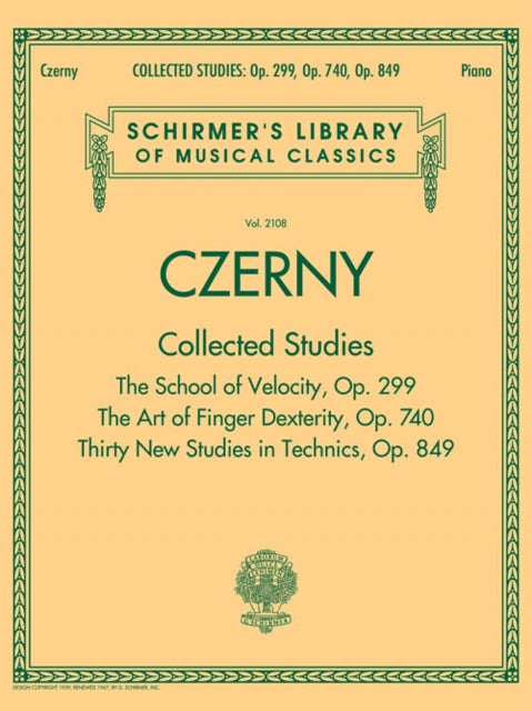 Collected Studies: Op. 299, Op. 740, Op. 849