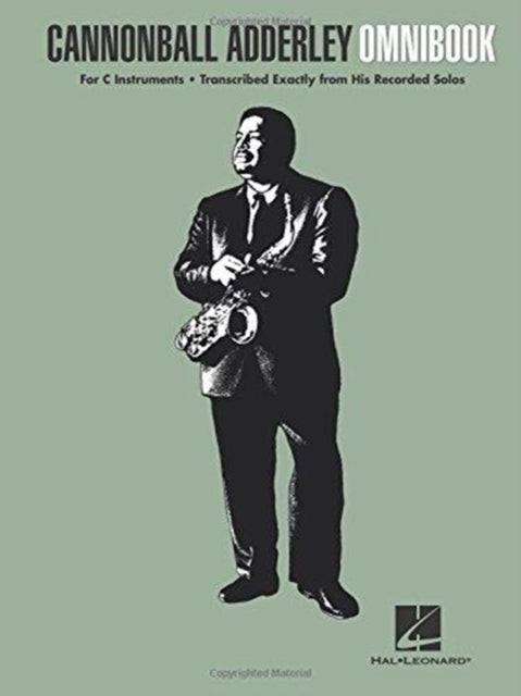 Cannonball Adderley - Omnibook: For C Instruments