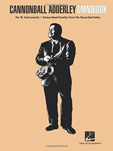 Cannonball Adderley - Omnibook: For B-Flat Instruments