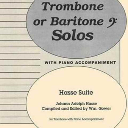 Hasse Suite Trombone Solo with Piano  Grade 4