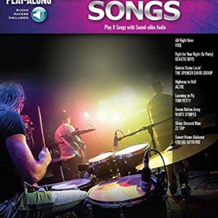 Easy Rock Songs: Drum Play-Along Volume 42