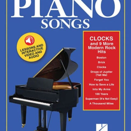 Teach Yourself To Play Piano Songs Clocks And 9 More Modern Rock Hits BookOnline Media Includes Online Access Code