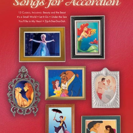 Disney Songs for Accordion: 3rd Edition - 13 Classics