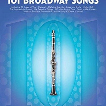 101 Broadway Songs for Clarinet