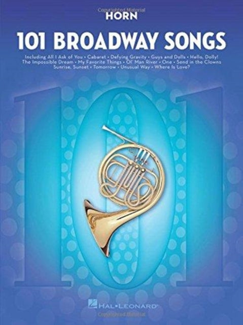 101 Broadway Songs for Horn