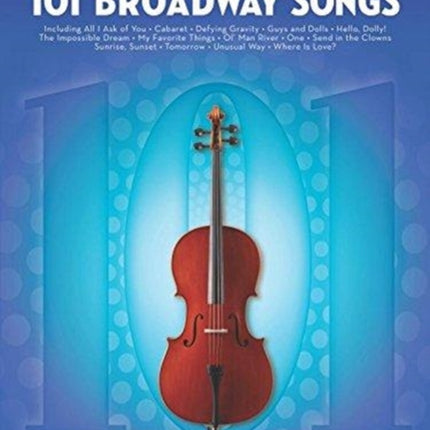 101 Broadway Songs for Cello