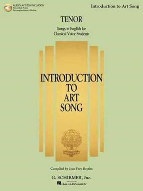 Introduction to Art Song for Tenor: Songs in English for Classical Voice Students