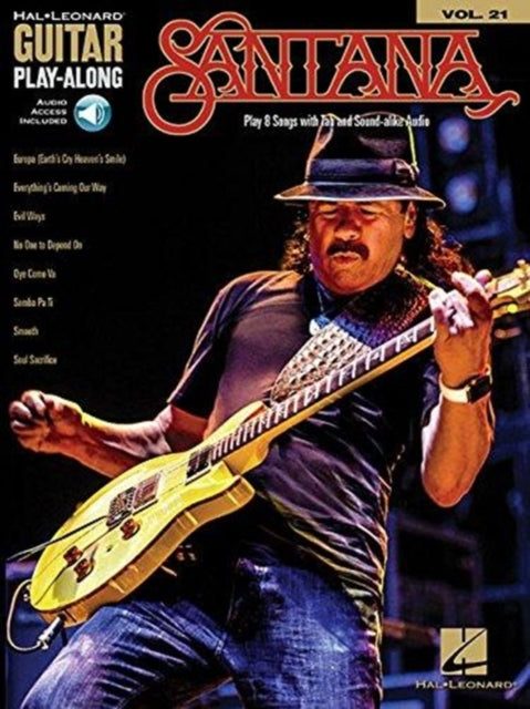Santana Guitar PlayAlong Volume 21 HalLeonard