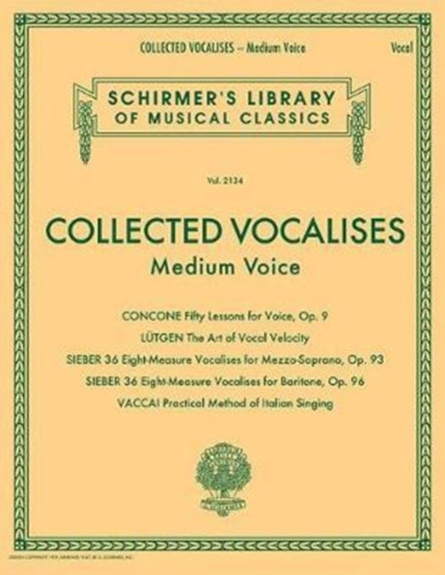 Collected Vocalises: Medium Voice