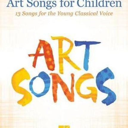 Art Songs For Children