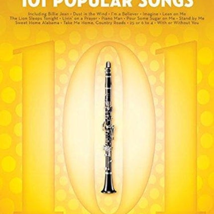 101 Popular Songs: For Clarinet