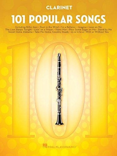 101 Popular Songs: For Clarinet