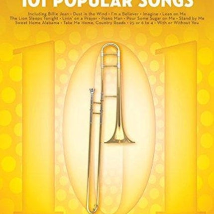 101 Popular Songs: For Trombone