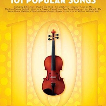 101 Popular Songs: For Violin