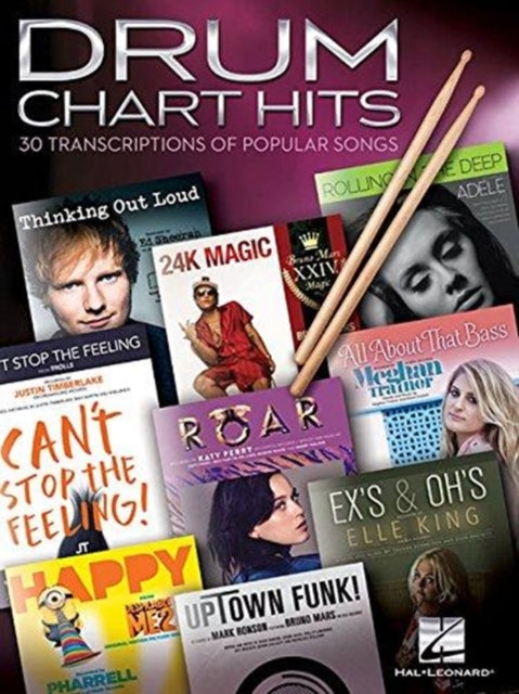 Drum Chart Hits: 30 Transcriptions of Popular Songs