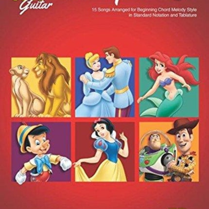 Disney Songs: 15 Songs Arranged for Beginning Chord Melody Style in Standard Notation and Tablature