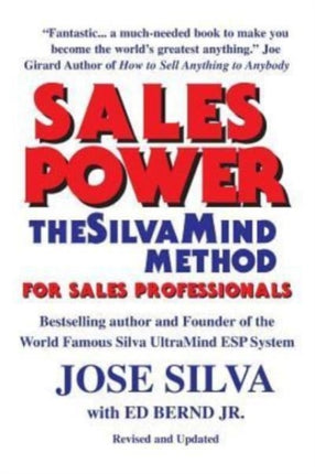 Sales Power the SilvaMind Method for Sales Professionals