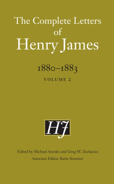The Complete Letters of Henry James 18801883