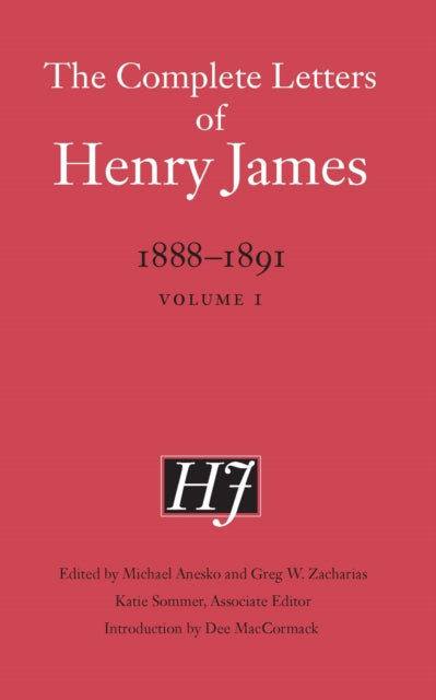 The Complete Letters of Henry James 18881891