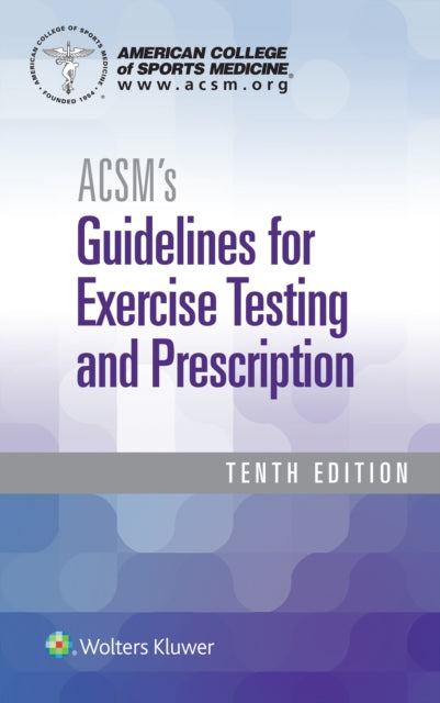 ACSM39s Guidelines 10e spiral and Certification Review 5e Package