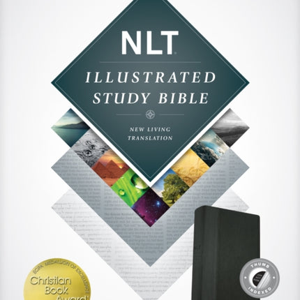 NLT Illustrated Study Bible Tutone Black/Onyx, Indexed