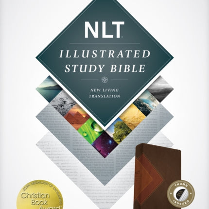 NLT Illustrated Study Bible Tutone Brown/Tan, Indexed