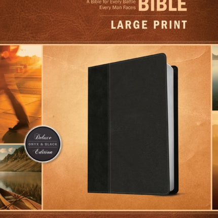 NIV Every Man's Bible Large Print Tutone Onyx/Black