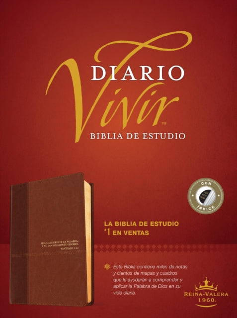 Biblia de Estudio del Diario Vivir Rvr60, Duotono