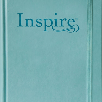 NLT Inspire Bible Large Print, Tranquil Blue