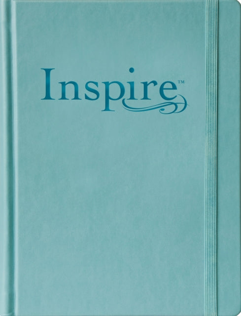 NLT Inspire Bible Large Print, Tranquil Blue