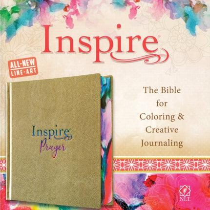 Inspire PRAYER Bible NLT: The Bible for Coloring & Creative Journaling