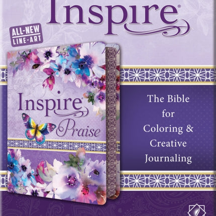 Inspire Praise Bible NLT, Feminine Deluxe